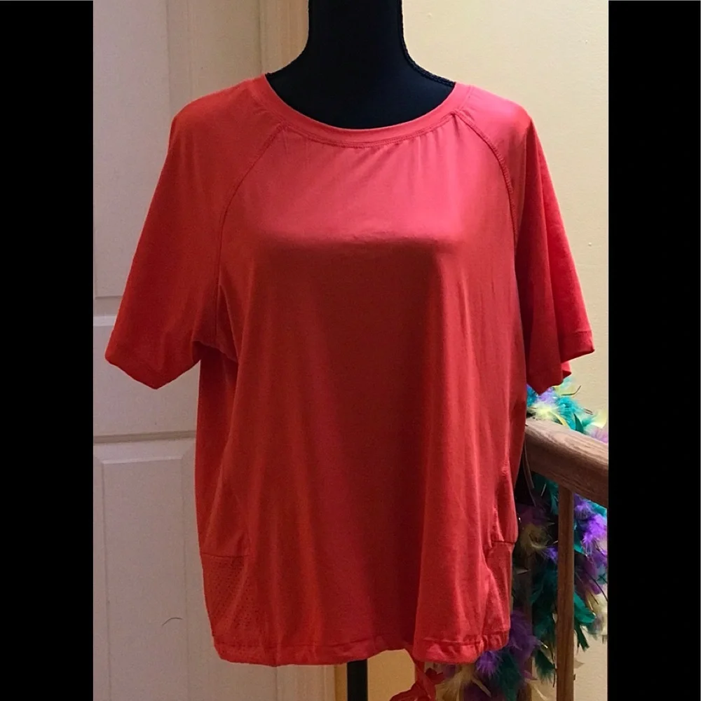 🇯🇲 AVIA Sport Tee | Red Sz L | NWT - Picture 1 of 7